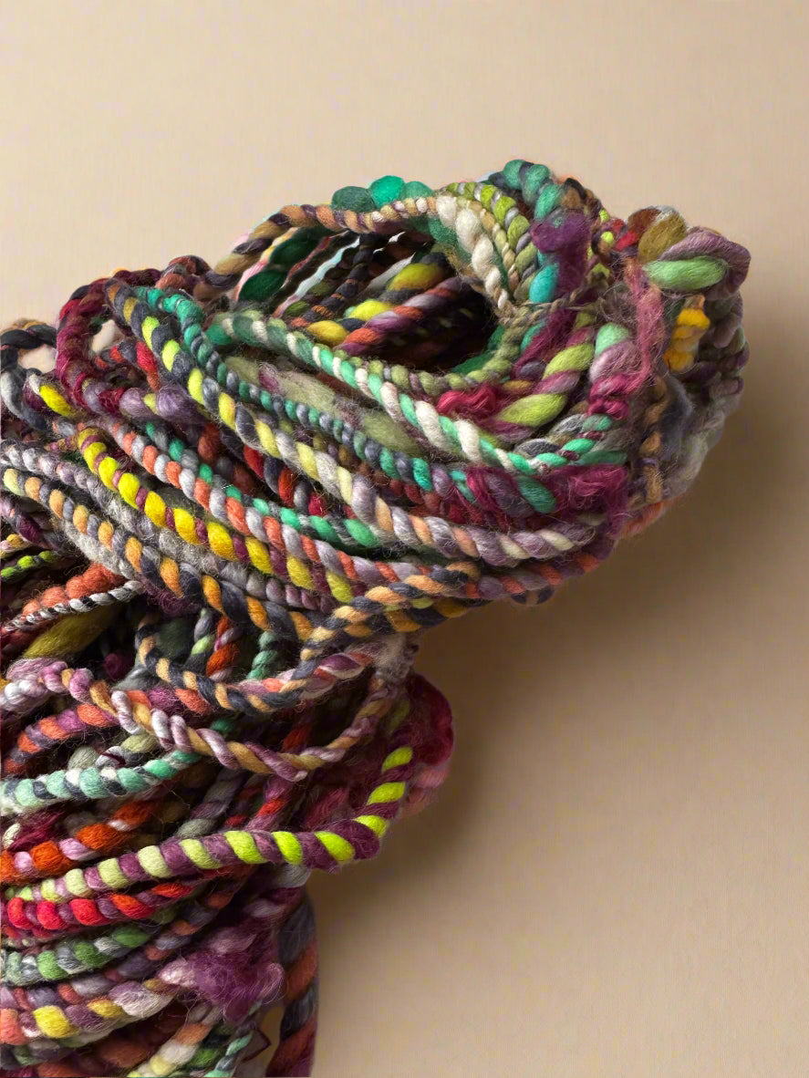 Hand Spun Elysian Wilds Yarn | Super Bulky Luxury Blend