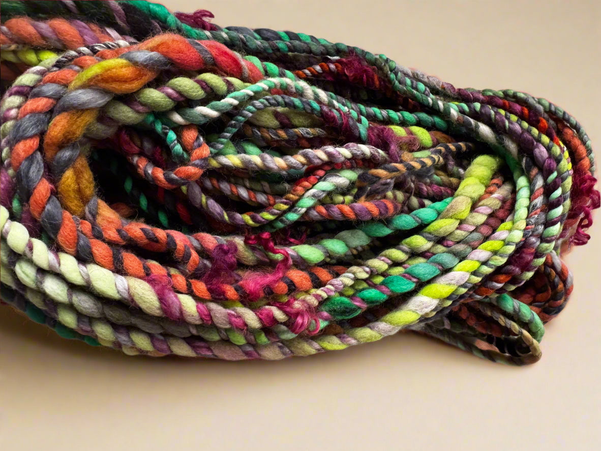 Hand Spun Elysian Wilds Yarn | Super Bulky Luxury Blend
