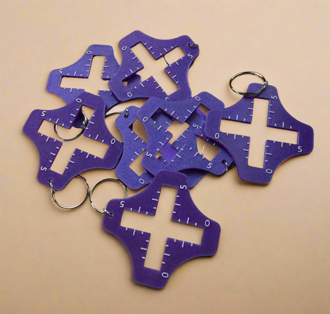 Gauge Swatch Keychain
