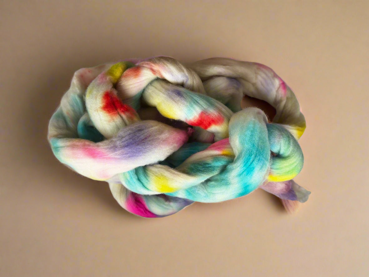 Hand Dyed Fiber Braids