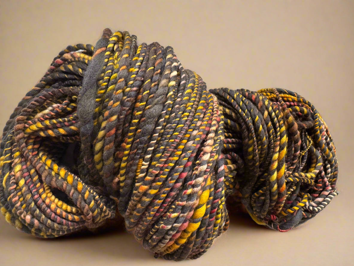 Hand Spun Badlands Yarn | Aran Weight Superfine Merino