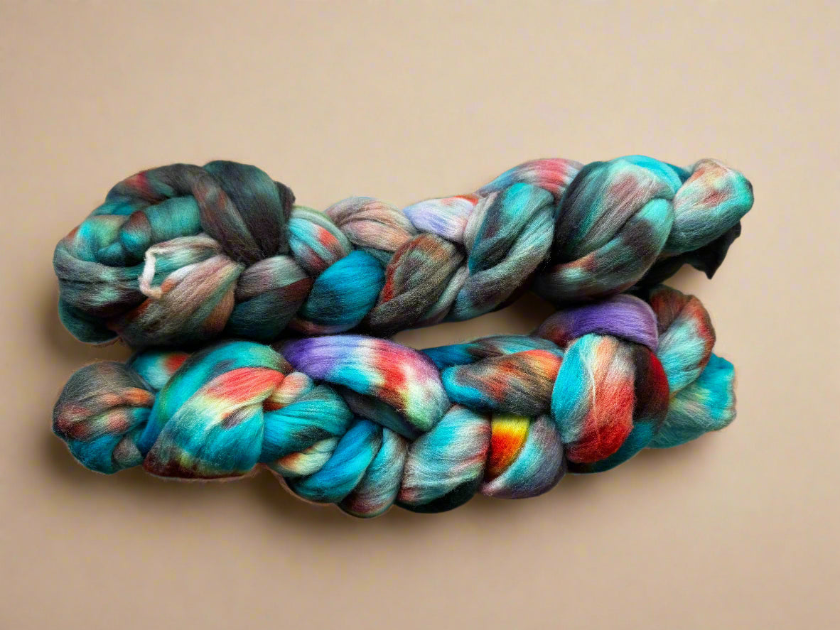 Hand Dyed Fiber Braids
