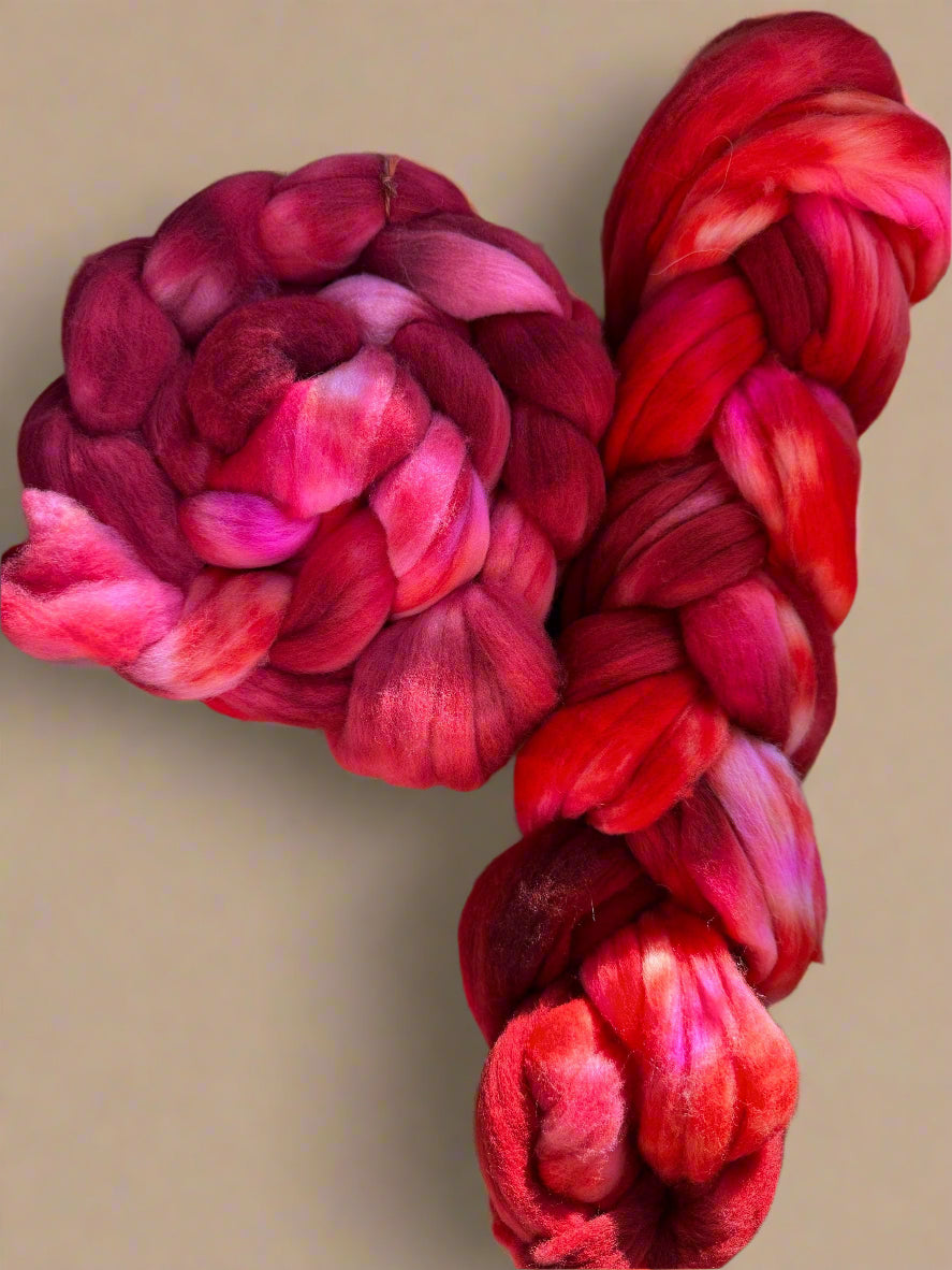 Hand Dyed Fiber Braids