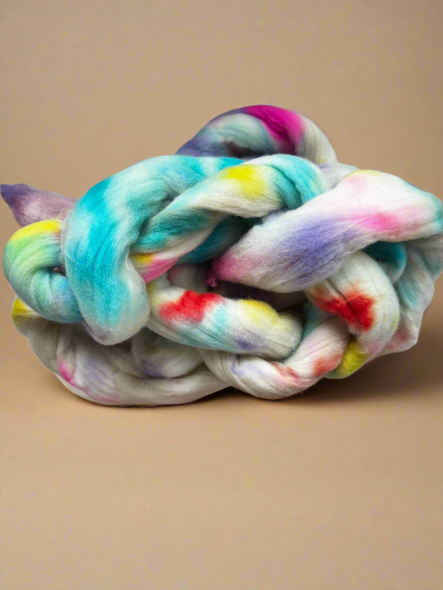 Hand Dyed Fiber Braids