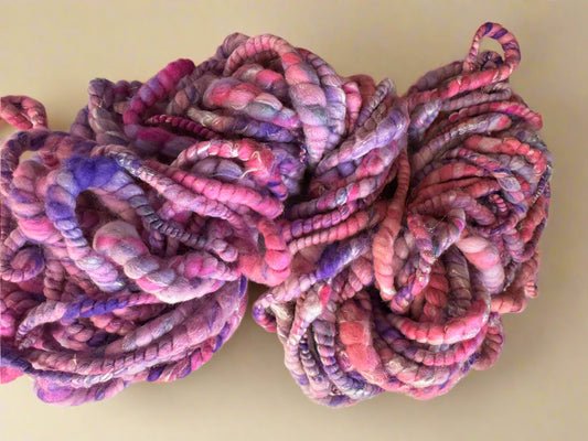 Hand Spun Girls Club Yarn | Super Bulky Merino Blend