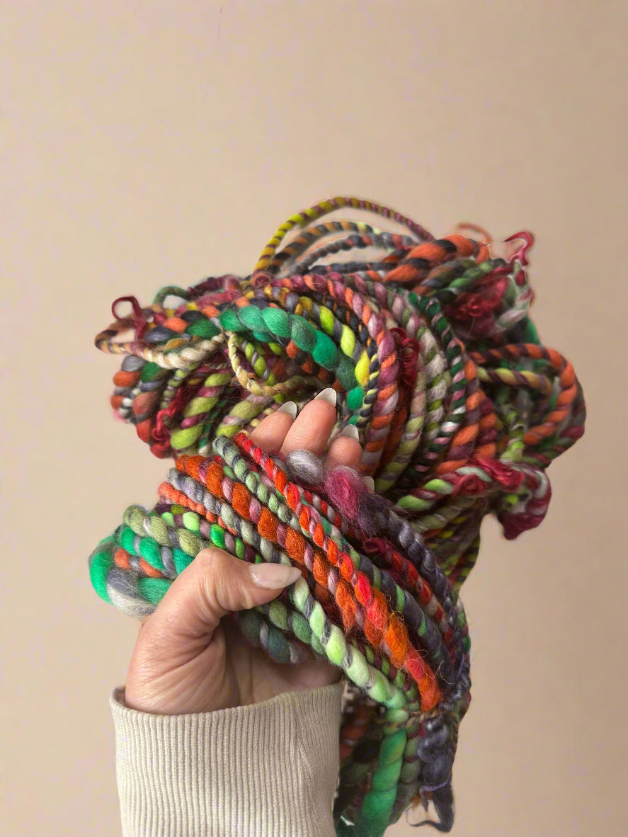 Hand Spun Elysian Wilds Yarn | Super Bulky Luxury Blend