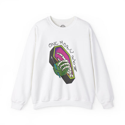One More Row Crewneck | Cozy Sweatshirt for Yarn Lovers