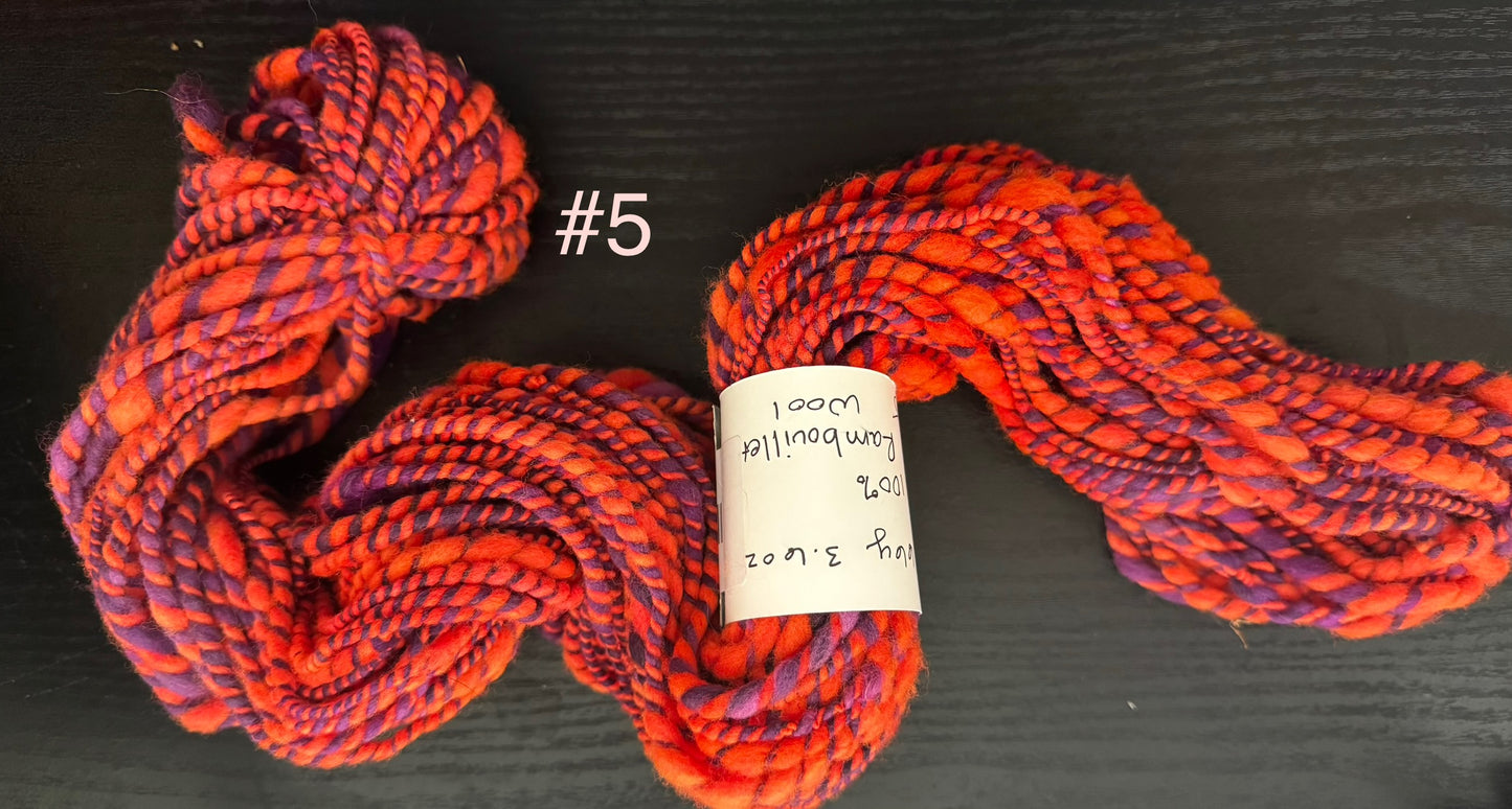 Handspun/handdyed yarn