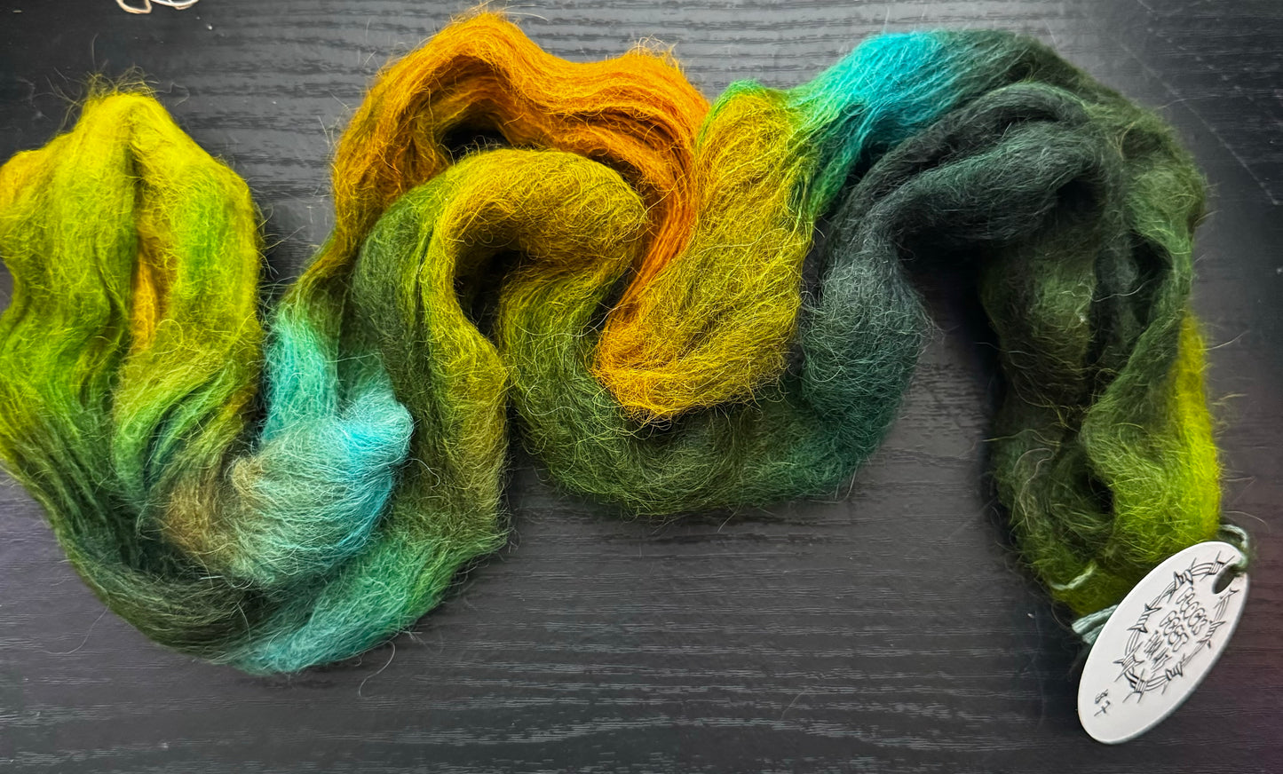 Fluffy Suri Alpaca silk mini hanks