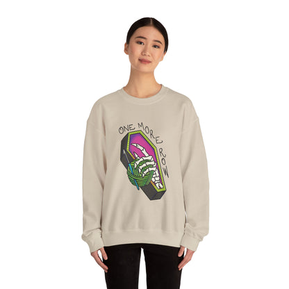 One More Row Crewneck | Cozy Sweatshirt for Yarn Lovers