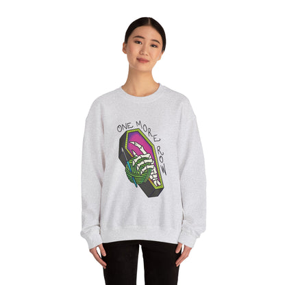One More Row Crewneck | Cozy Sweatshirt for Yarn Lovers