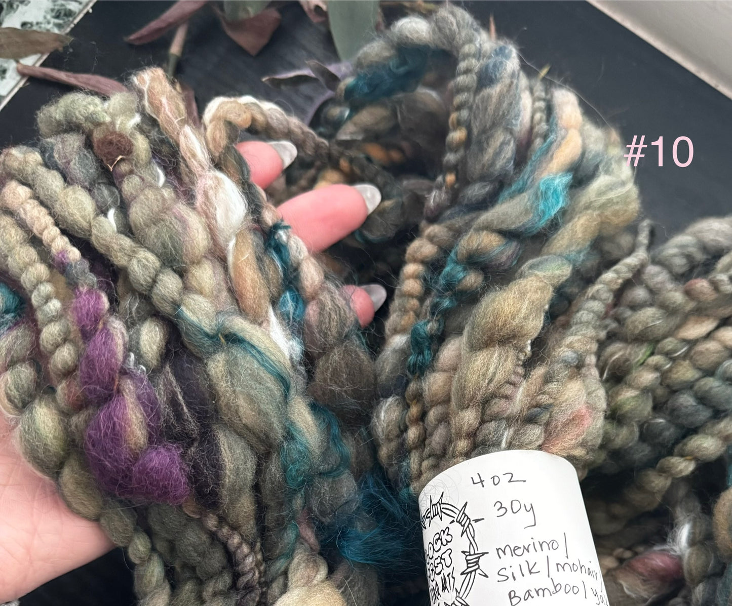 Handspun/handdyed yarn