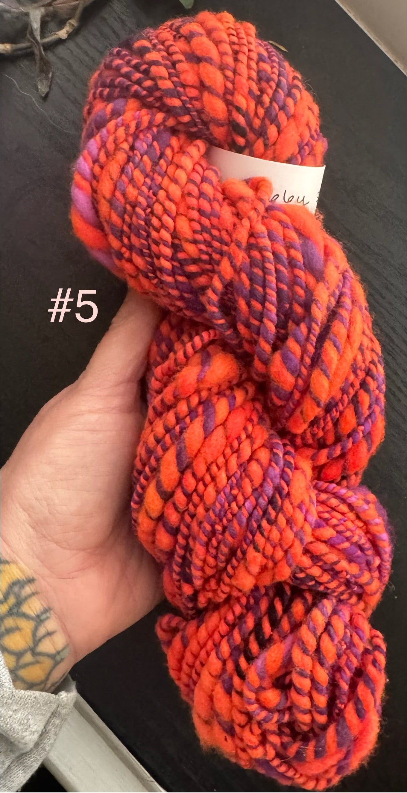 Handspun/handdyed yarn