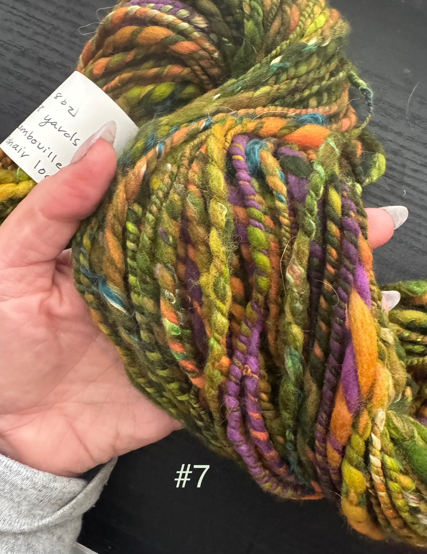 Handspun/handdyed yarn