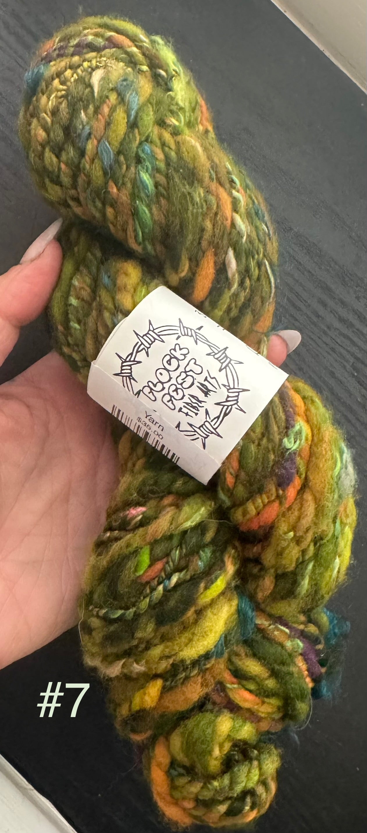 Handspun/handdyed yarn