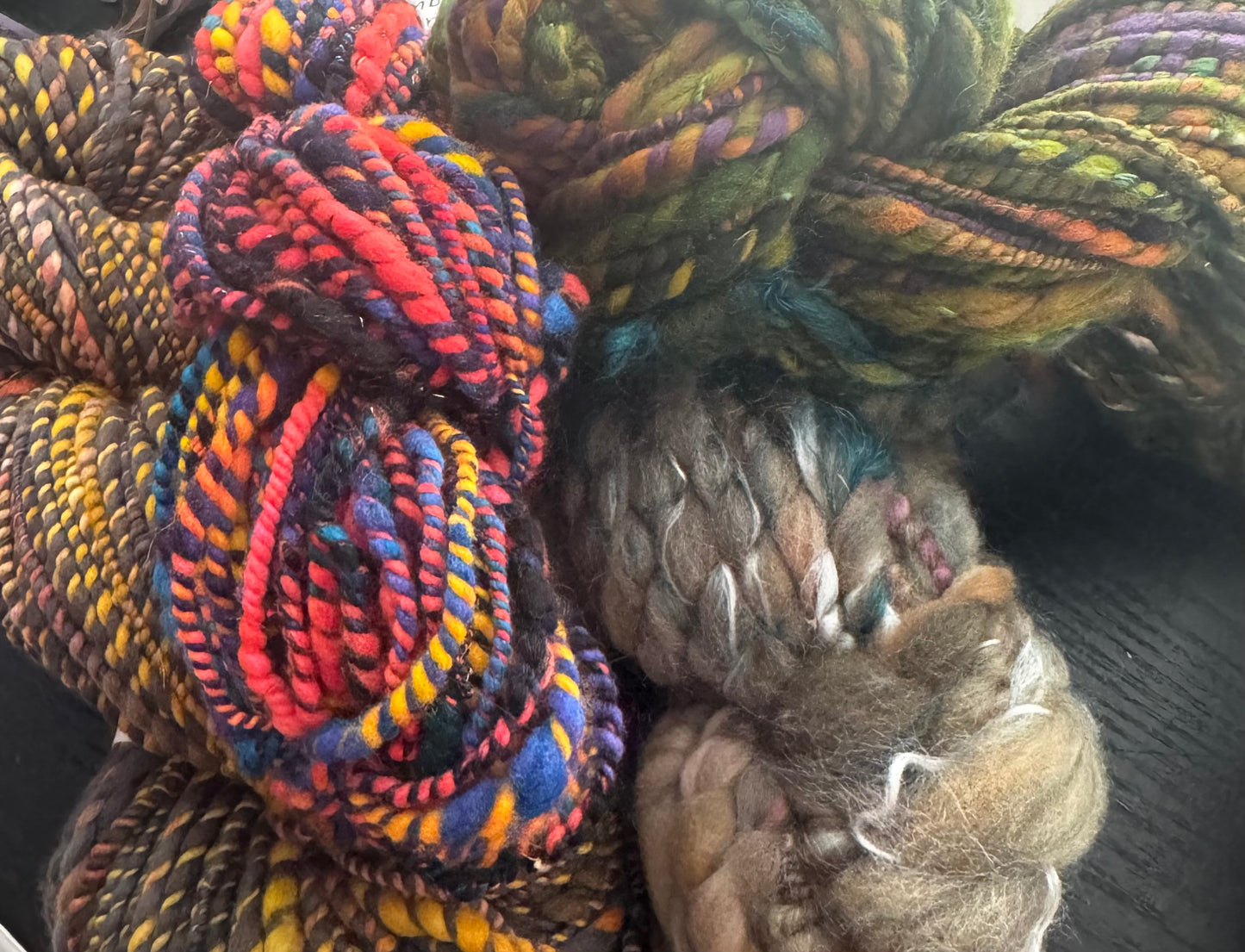 Handspun/handdyed yarn