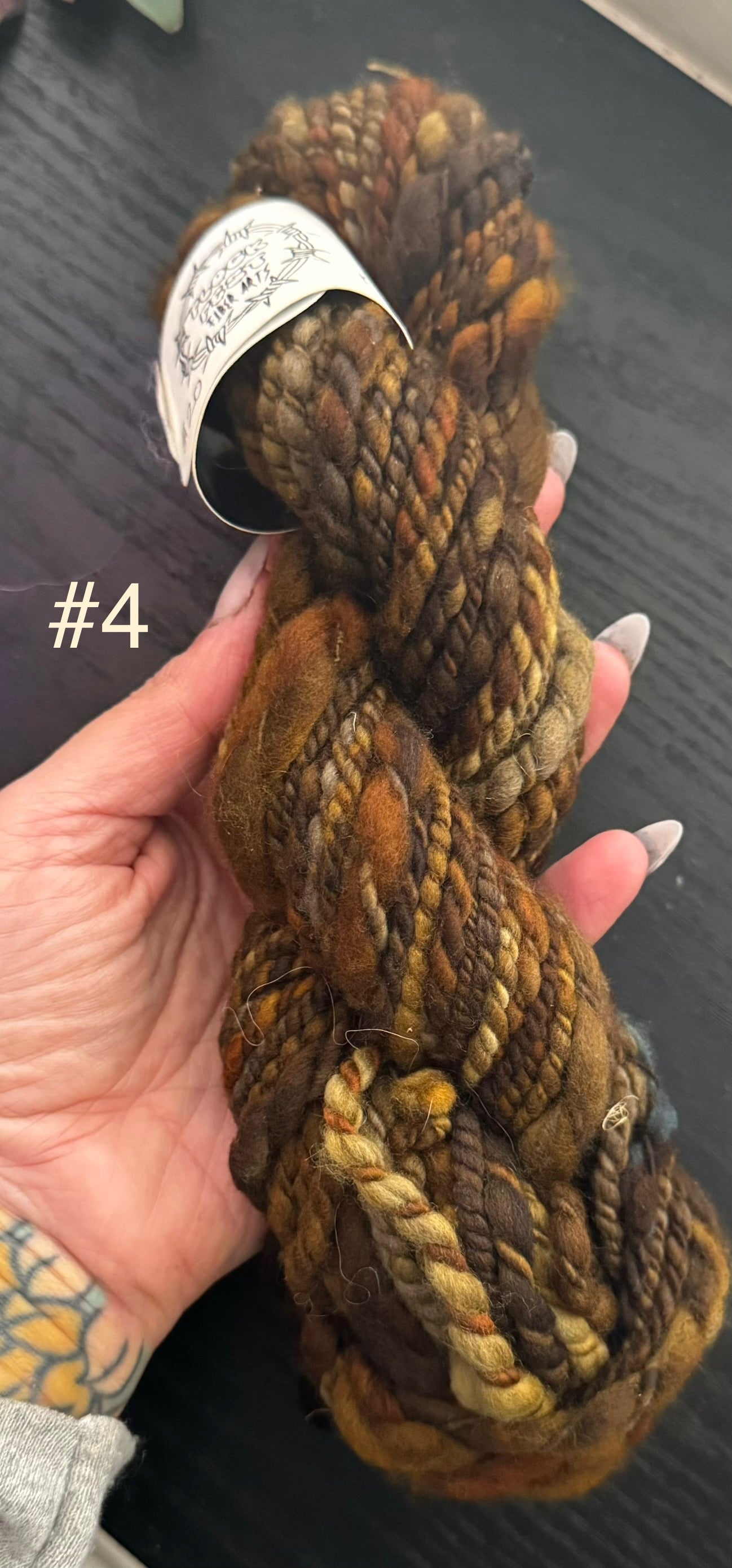 Handspun/handdyed yarn