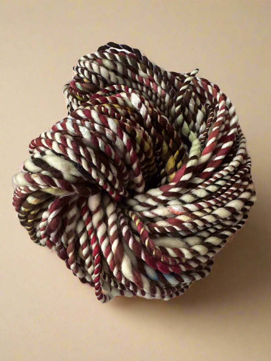 Hand Spun Glacial Tairn Yarn | Aran Weight Luxury Blend