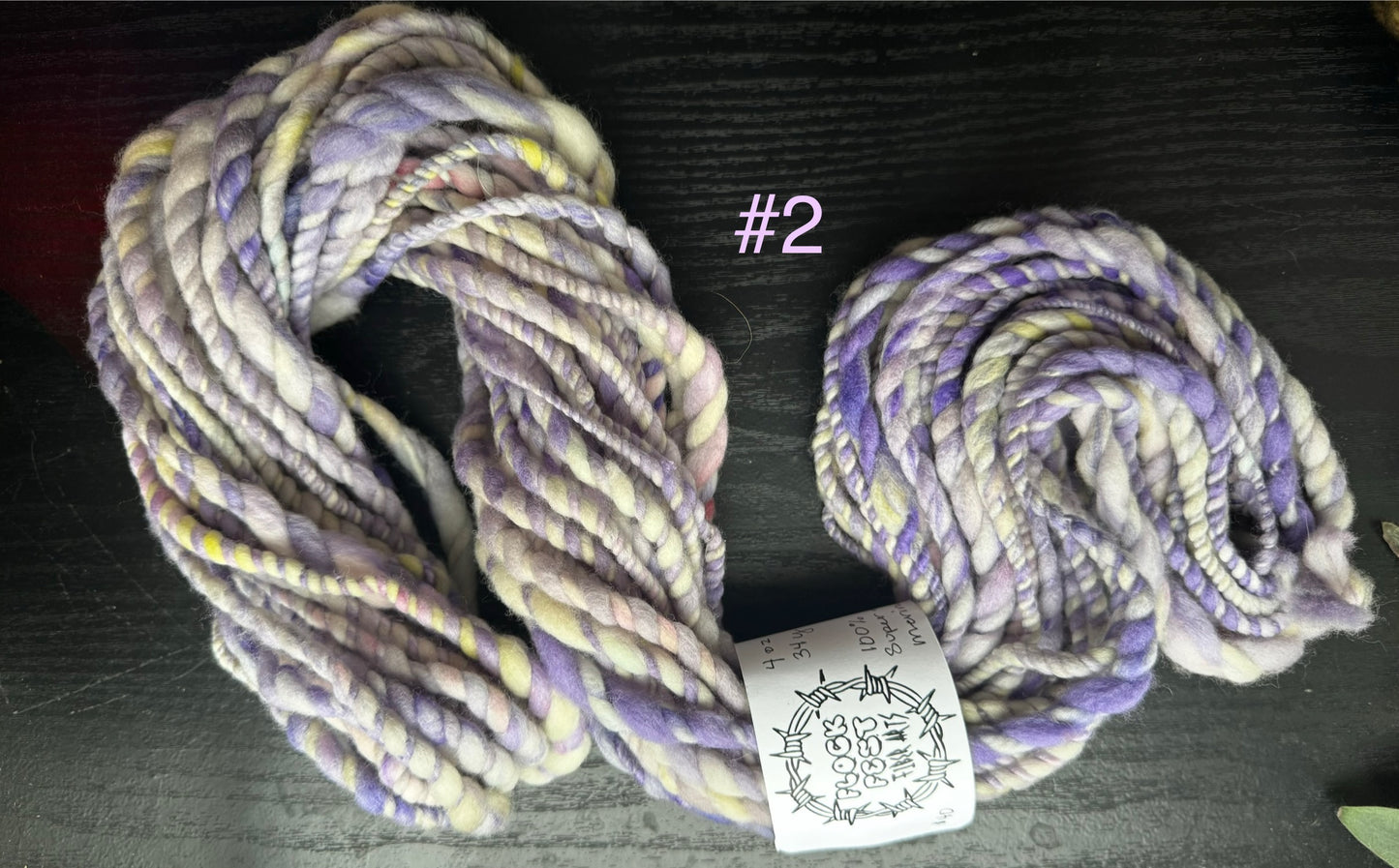 Handspun/handdyed yarn