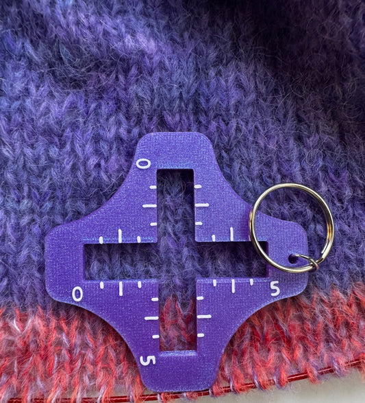Gauge Swatch Keychain