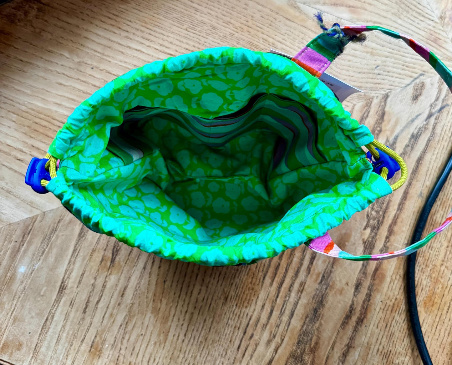 Made 2 order* Handmade quilted knitting or crochet project bag and yarn bowl