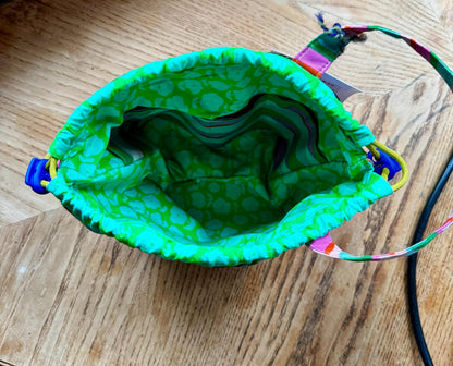 Made 2 order* Handmade quilted knitting or crochet project bag and yarn bowl