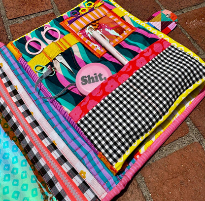 Handmade interchangeable knitting needle case US size 000-15 for Chiaogoo or similar