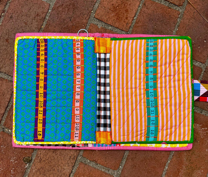 Handmade interchangeable knitting needle case US size 000-15 for Chiaogoo or similar