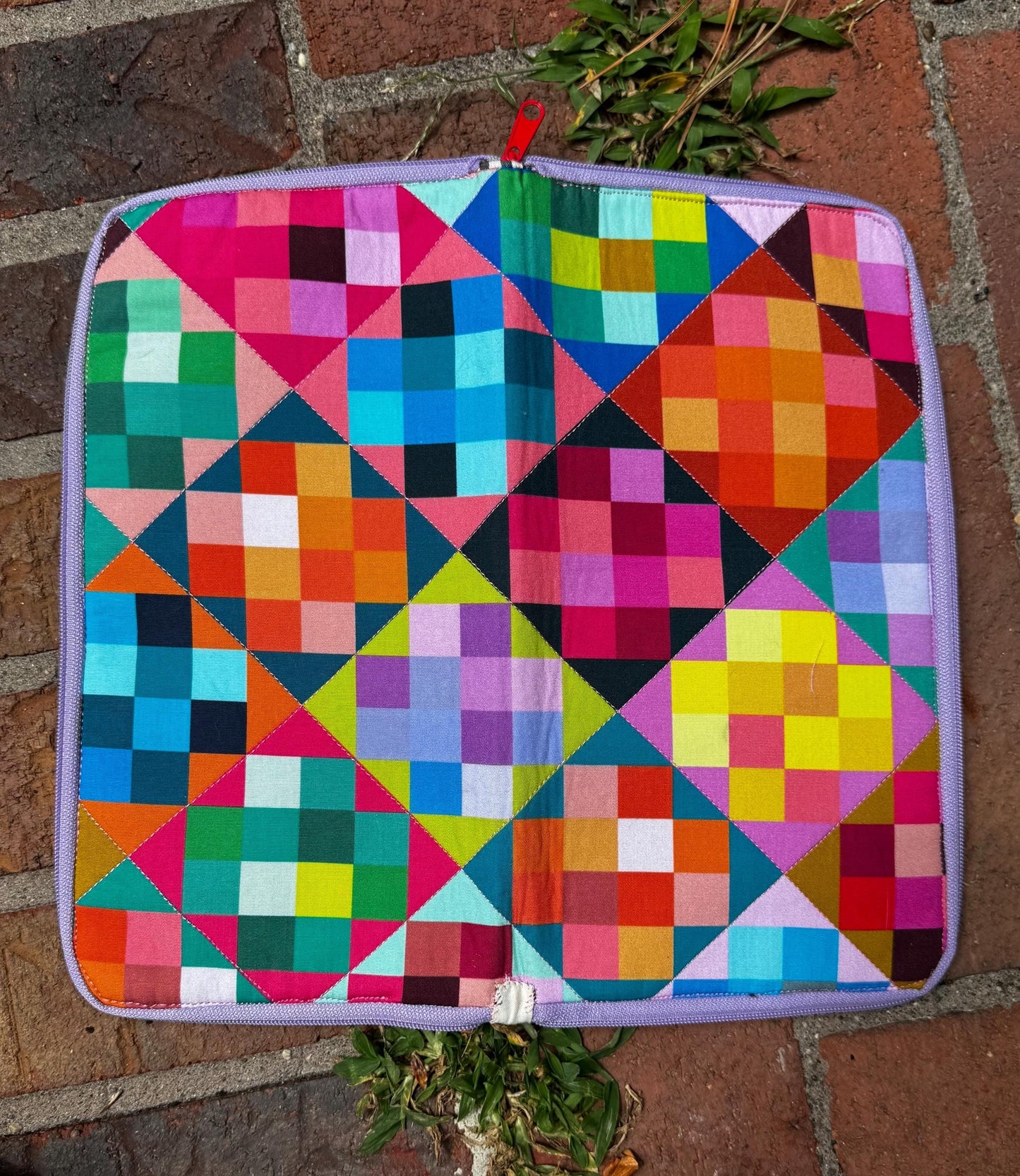 Handmade sock knitting needle organizer for 9” fixed circulars, dpns, and notions
