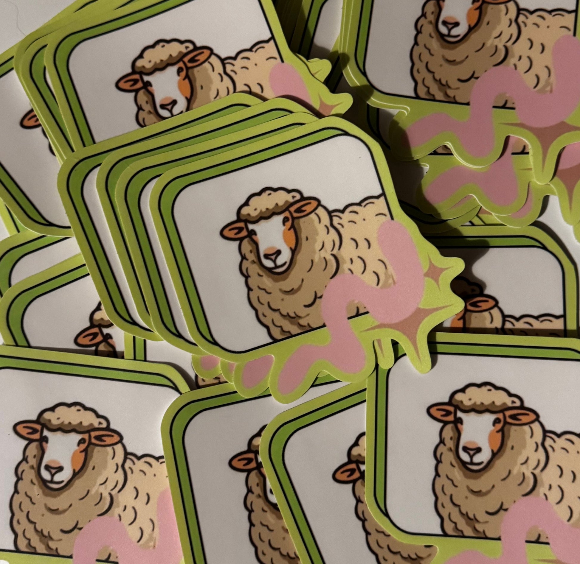 Baaaaa-d Ass Sticker | Fun Sheep-Themed Vinyl Decal