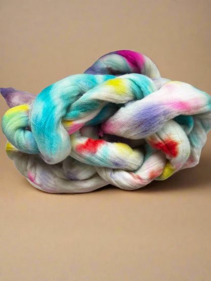 Hand Dyed Fiber Braids