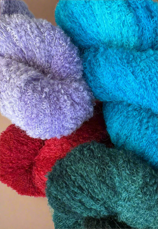 Alpaca Boucle Yarn | Lace Weight Soft & Fluffy